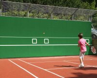 Tennis Ballwand Polymerbeton H&ouml;he 3,00 m