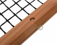 Tennis Schleppnetz PVC einfach mit Holz-Zugschiene