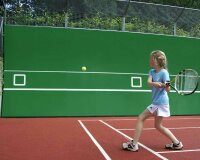 Tennis Ballwand Polymerbeton H&ouml;he 2,30 m
